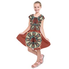 Grateful Dead Pacific Northwest Cover Kids  Short Sleeve Dress by Sapixe