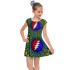 Grateful Dead Kids  Cap Sleeve Dress by Sapixe