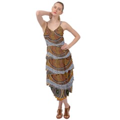 Aboriginal Traditional Pattern Layered Bottom Dress