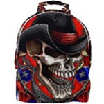 Confederate Flag Usa America United States Csa Civil War Rebel Dixie Military Poster Skull Mini Full Print Backpack