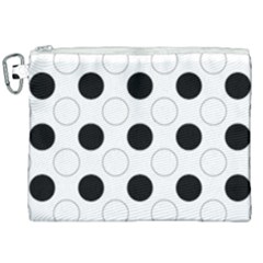 Background Dot Pattern Canvas Cosmetic Bag (xxl) by HermanTelo
