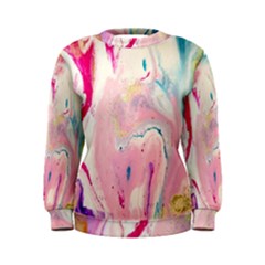 Marble Print Women s Sweatshirt by designsbymallika