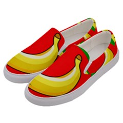 Banana Republic Flags Yellow Red Men s Canvas Slip Ons