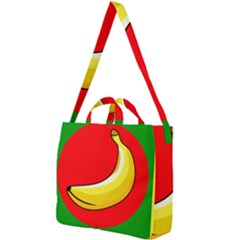 Banana Republic Flags Yellow Red Square Shoulder Tote Bag