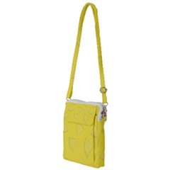 Yellow Pineapple Background Multi Function Travel Bag