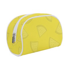 Yellow Pineapple Background Makeup Case (small)