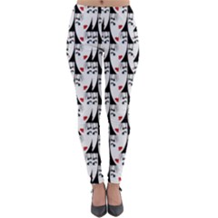 Cartoon Style Asian Woman Portrait Collage Pattern Lightweight Velour Leggings by dflcprintsclothing