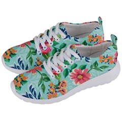 Multi Colour Floral Print Men s Lightweight Sports Shoes by designsbymallika