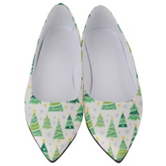 Christmas Tree Pattern Women s Low Heels by designsbymallika