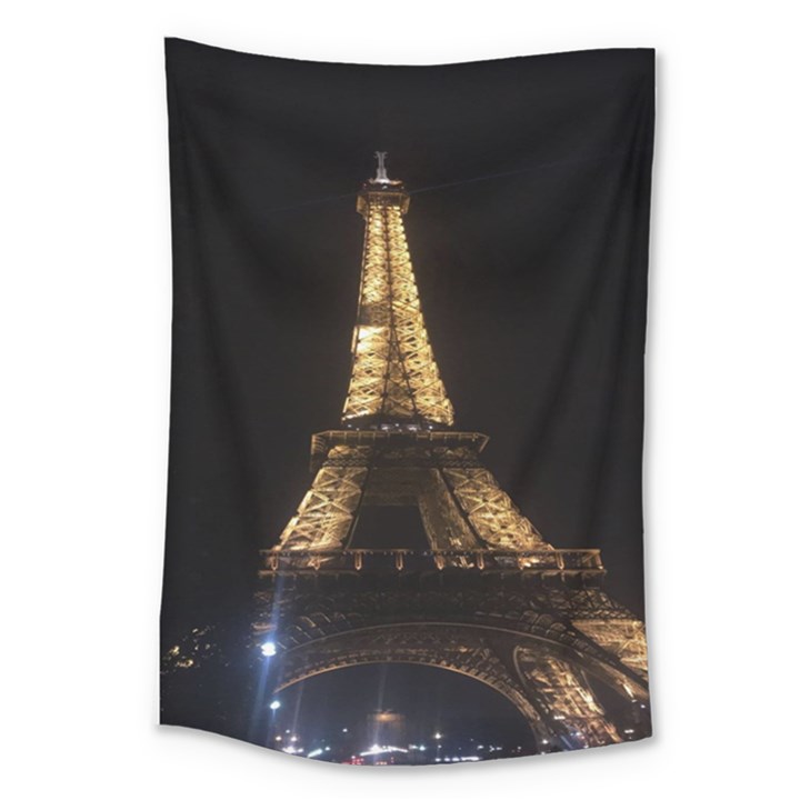 Tour Eiffel Paris Nuit Large Tapestry