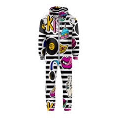 Disco Theme Hooded Jumpsuit (kids) by designsbymallika