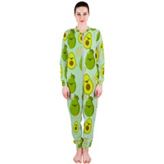 Avocado Love Onepiece Jumpsuit (ladies)  by designsbymallika