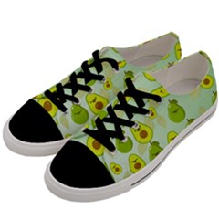 Avocado Love Men s Low Top Canvas Sneakers by designsbymallika