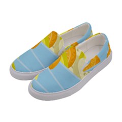 Salad Fruit Mixed Bowl Stacked Women s Canvas Slip Ons by HermanTelo