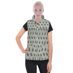 Army Green Hand Grenades Women s Button Up Vest by McCallaCoultureArmyShop