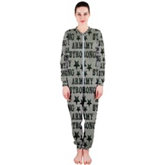 Army Stong Military Onepiece Jumpsuit (ladies)  by McCallaCoultureArmyShop