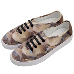Close Up Mushroom Abstract Women s Classic Low Top Sneakers by Fractalsandkaleidoscopes