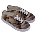 Close Up Mushroom Abstract Kids  Classic Low Top Sneakers View3