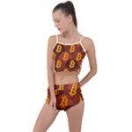 Cryptocurrency Bitcoin Digital Summer Cropped Co-Ord Set