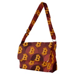 Cryptocurrency Bitcoin Digital Full Print Messenger Bag (m)