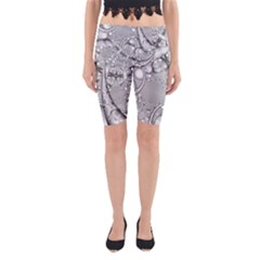 Illustrations Entwine Fractals Yoga Cropped Leggings by HermanTelo