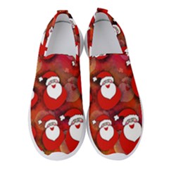 Santa Clause Women s Slip On Sneakers by HermanTelo