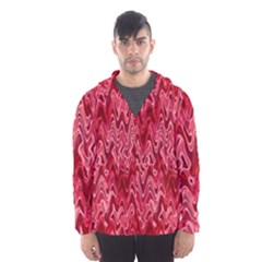 Background Abstract Surface Red Men s Hooded Windbreaker by HermanTelo