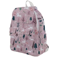 Winter Season Seamless Pattern Decoration Top Flap Backpack by Vaneshart