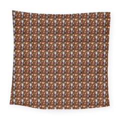 Chrix Pat Russet Square Tapestry (large)