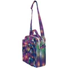 Abstract Background Graphic Space Crossbody Day Bag by Bajindul