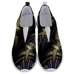 Fractal Texture Pattern No Lace Lightweight Shoes
