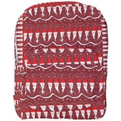 Bearded Santa Pattern Full Print Backpack by bloomingvinedesign