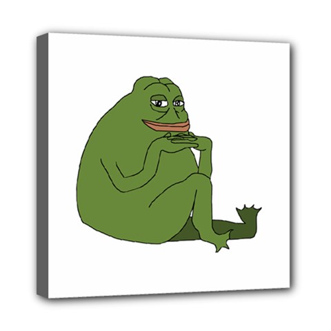 Groyper Pepe The Frog Original Funny Kekistan Meme  Mini Canvas 8  X 8  (stretched) by snek