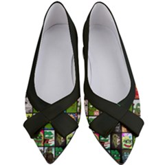 Pepe The Frog Memes Of 2019 Picture Patchwork Pattern Women s Bow Heels by snek
