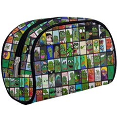 Pepe The Frog Memes Of 2019 Picture Patchwork Pattern Makeup Case (large) by snek
