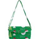 Cute Face Christmas Character Cute Santa Claus Reindeer Snowman Penguin Removable Strap Clutch Bag View1