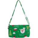 Cute Face Christmas Character Cute Santa Claus Reindeer Snowman Penguin Removable Strap Clutch Bag View2