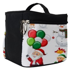 Seamless Pattern Christmas Make Up Travel Bag (small) by Vaneshart