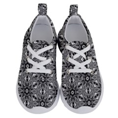Black And White Pattern Running Shoes by HermanTelo