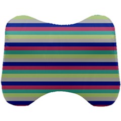 Stripey 6 Head Support Cushion by anthromahe