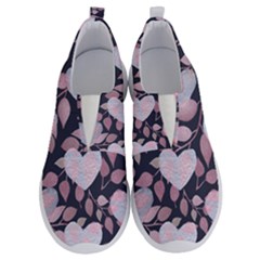 Navy Floral Hearts No Lace Lightweight Shoes by mccallacoulture