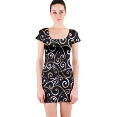 Swirly Gyrl Short Sleeve Bodycon Dress by mccallacoulture