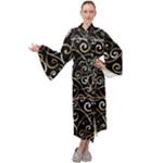 Swirly Gyrl Maxi Velour Kimono