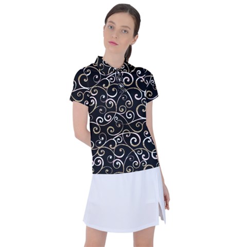 Swirly Gyrl Women s Polo Tee by mccallacoulture