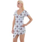 DF Camilla Vago Short Sleeve Asymmetric Mini Dress