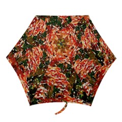 Red Maples In Watercolor Mini Folding Umbrellas by LgoodDesigns