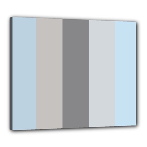 Stripey 24 Canvas 24  X 20  (stretched) by anthromahe
