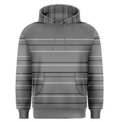 Black Grey White Stripes Men s Core Hoodie by anthromahe