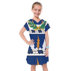 Coat Of Arms Of United States Army 149th Aviation Regiment Kids  Drop Waist Dress by abbeyz71