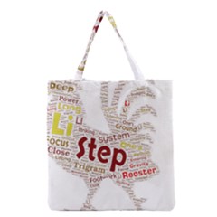 Fighting Golden Rooster  Grocery Tote Bag